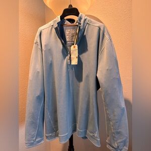 Men’s Tommy Bahama 3/4 zip pullover.